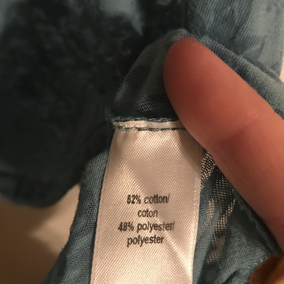 Maurice’s Burnout Dusty Blue Tank Large - Picture 3 of 4